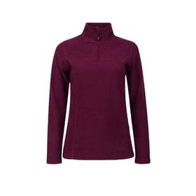 2AS Pinna Yarım Fermuarlı Mor Polar Kadın Sweatshirt