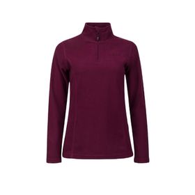 2AS Pinna Yarım Fermuarlı Mor Polar Kadın Sweatshirt
