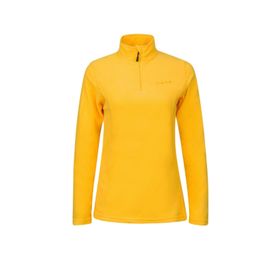2AS Pinna Yarım Fermuarlı Sarı Polar Kadın Sweatshirt