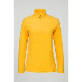 2AS Pinna Yarım Fermuarlı Sarı Polar Kadın Sweatshirt