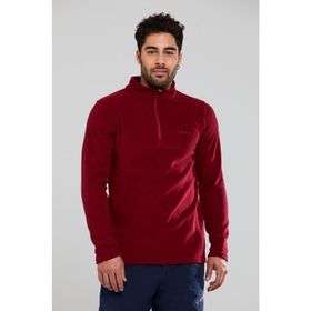 2AS Prado Bordo Yarım Fermuarlı Erkek Polar
