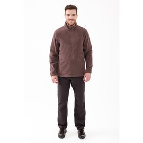 2AS Saka Mürdüm Tam Fermuarlı Erkek Polar Sweatshirt