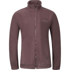 2AS Saka Mürdüm Tam Fermuarlı Erkek Polar Sweatshirt