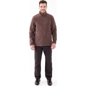 2AS Saka Mürdüm Tam Fermuarlı Erkek Polar Sweatshirt