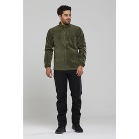 2AS Salmon II Yeşil Tam Fermuarlı Polar Erkek Sweatshirt
