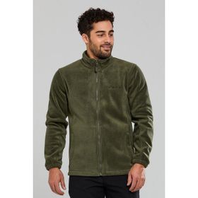 2AS Salmon II Yeşil Tam Fermuarlı Polar Erkek Sweatshirt