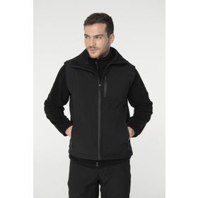 2AS Samana Siyah Softshell Unisex Yelek