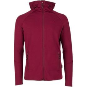 2AS Selenge Bordo Fermuarlı Kapşonlu Sweatshirt