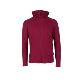 2AS Selenge Bordo Fermuarlı Kapşonlu Sweatshirt