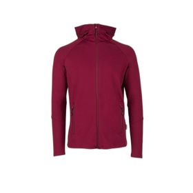 2AS Selenge Bordo Fermuarlı Kapşonlu Sweatshirt