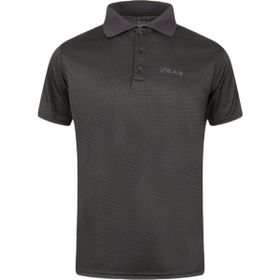 2AS Siyah Tipal Polo Yaka Erkek T-shirt