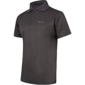 2AS Siyah Tipal Polo Yaka Erkek T-shirt