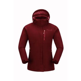 2AS Sparkle 3in1 Bordo Kadın Mont