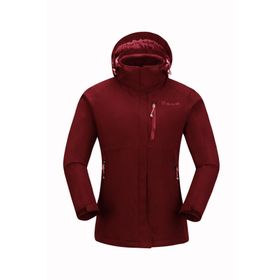 2AS Sparkle 3in1 Bordo Kadın Mont