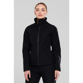 2AS Splint Koyu Gri Kadın Softshell Mont