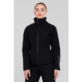 2AS Splint Siyah Kadın Softshell Mont