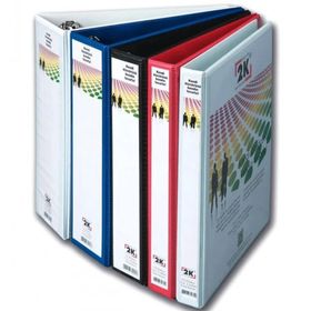 2K 05-4DK Kırmızı Cepli 4 Halkalı 50 mm Sunum Klasörü