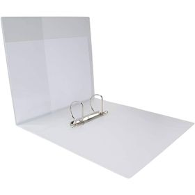 2K 07-2D-B A4 Beyaz 7 cm sırtlı 2 Halka D Mekanizmalı Pvc Cepli Firma Tanıtım Klasörü