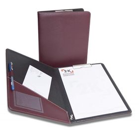 2K 501-4 Bordo Suni Deri A4 Kapaklı Sekreterlik