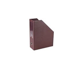 2K Bordo 23x30x9 cm Suni Deri Masa Üstü Magazinlik