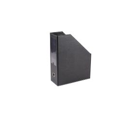 2K Siyah 23x30x9 cm Suni Deri Masa Üstü Magazinlik