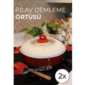 2'li Pilav Demleme Örtüsü Tencere Kapağı