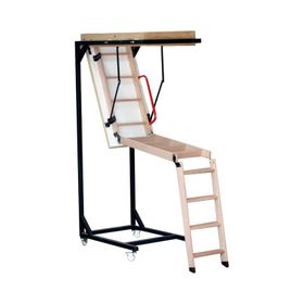 2mm Ahşap 60 x 110 cm Kayın Katlanır Çatı Merdiveni
