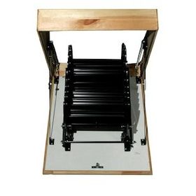 2MM Ahşap Akordiyon 70x100 Çatı Merdiveni