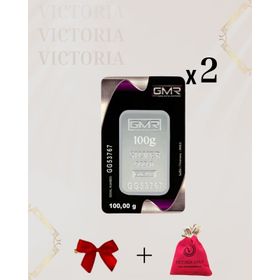 2X100 gr Külçe Gümüş