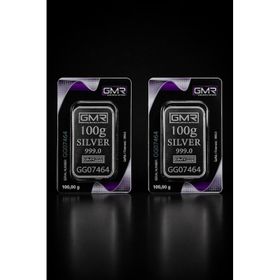 2X100 gr Külçe Gümüş