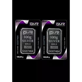 2X100 gr Külçe Gümüş