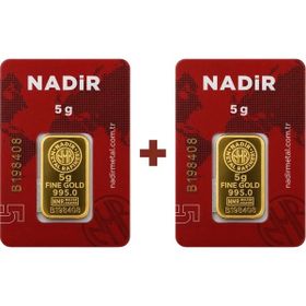 2X5 gr 24 Ayar Külçe Altın