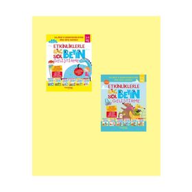3-4 Yaş 6 Kitap Takım Etkinliklerle Sağ Beyin Sol Beyin Geliştirme Canan Öztürk