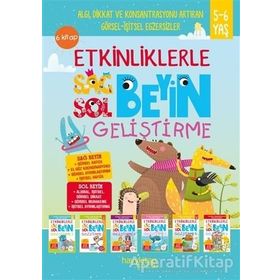 3-4 Yaş 6 Kitap Takım Etkinliklerle Sağ Beyin Sol Beyin Geliştirme Canan Öztürk