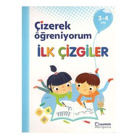 3-4 Yaş Çizerek Öğreniyorum İlk Çizgiler-Uçan Balık Yayınları
