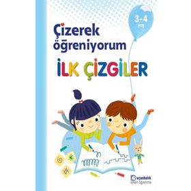 3-4 Yaş Çizerek Öğreniyorum İlk Çizgiler-Uçan Balık Yayınları