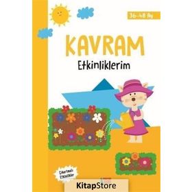 3-4 Yaş Kavram Etkinlikleri Kitabı Minik Ada Yayınları