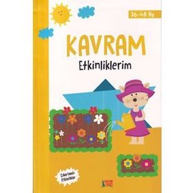 3-4 Yaş Kavram Etkinlikleri Kitabı Minik Ada Yayınları