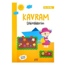 3-4 Yaş Kavram Etkinliklerim Kitabı-Minik Ada Yayınları
