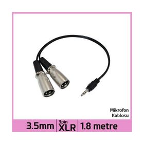 3.5 mm Stereo Jack Plug Stereo Dual 3 Pin Xlr Male Ses Kablosu