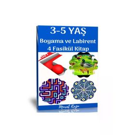 3-5 Yaş Boyama ve Labirent Kitap Seti - Murat Kuzu