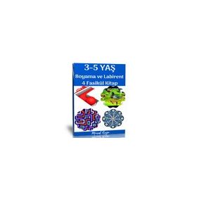 3-5 Yaş Boyama ve Labirent Kitap Seti - Murat Kuzu