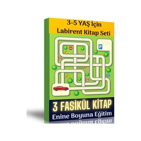 3-5 Yaş İçin Labirent Kitap Seti 3 Fasikül Kitap