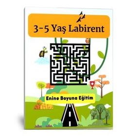3-5 Yaş Labirent Kitabı - Enine Boyuna Eğitim