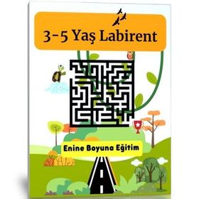 3-5 Yaş Labirent Kitabı - Enine Boyuna Eğitim