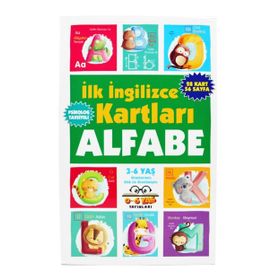 3-6 Yaş İlk İngilizce Kartları Alfabe-0-6 Yaş Yayınları