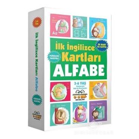 3-6 Yaş İlk İngilizce Kartları Alfabe-0-6 Yaş Yayınları