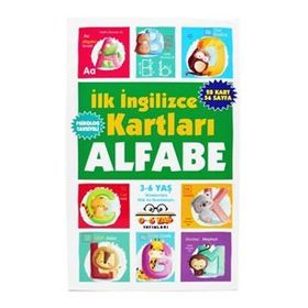 3-6 Yaş İlk İngilizce Kartları Alfabe-0-6 Yaş Yayınları