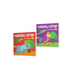 3-6 Yaş Kes Yapıştır Makaslı Kitap Seti Yükselen Zeka Yayınları