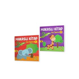 3-6 Yaş Kes Yapıştır Makaslı Kitap Seti Yükselen Zeka Yayınları